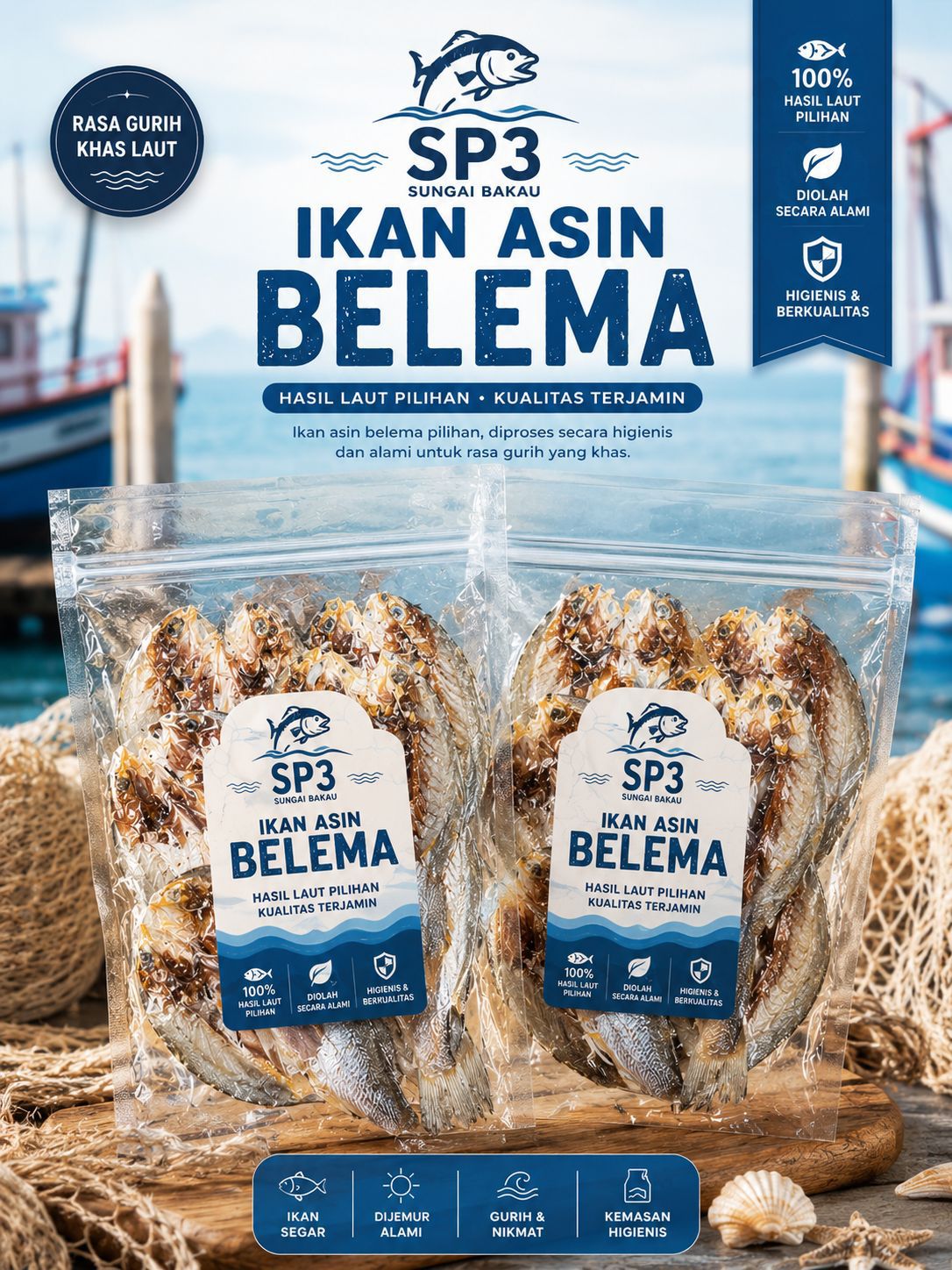 Ikan Asin Belema