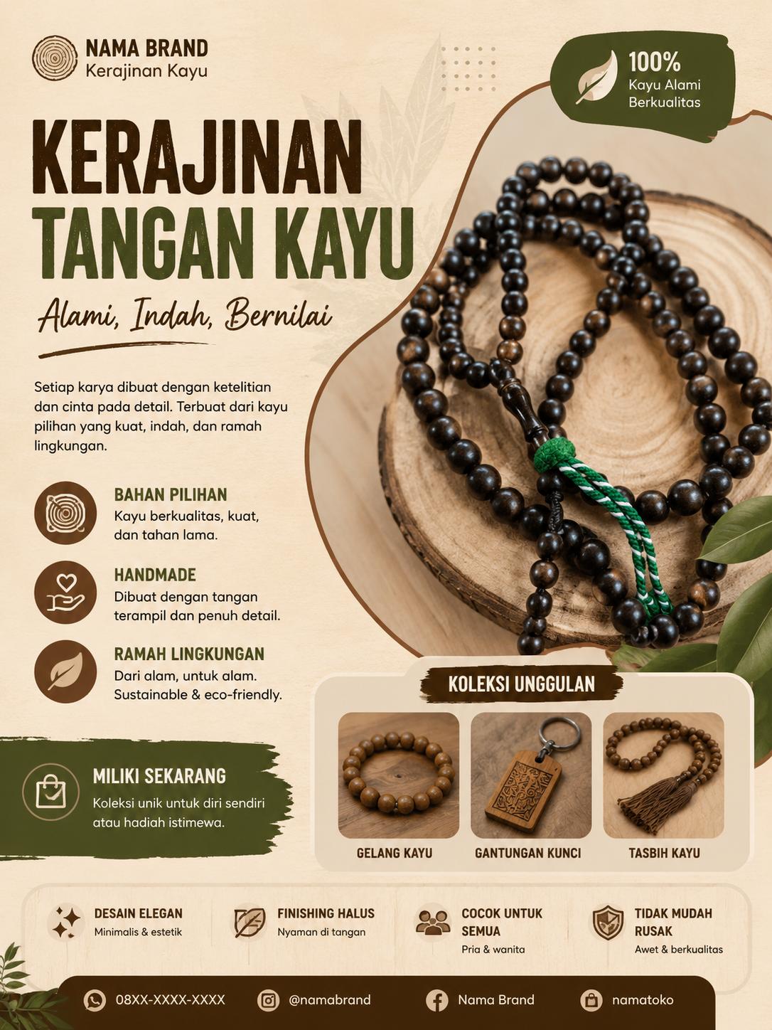 Kerajinan dari kayu