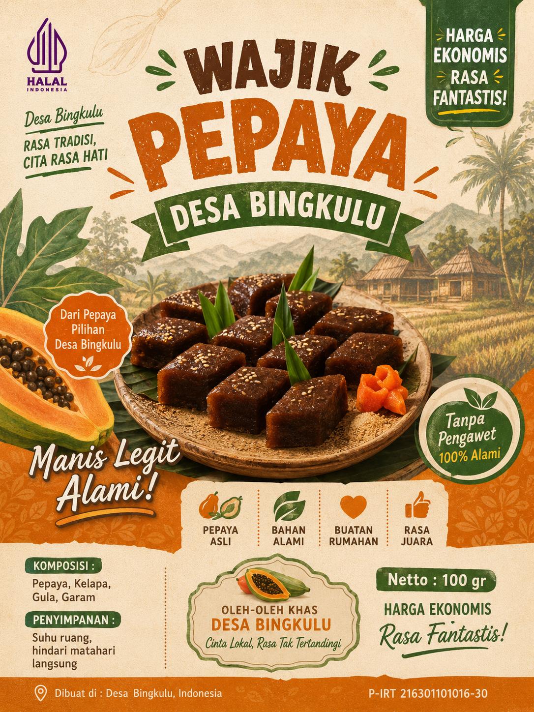 Wajik pepaya